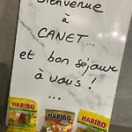 Le Petit Coeur A Canet - Superbe T2 Piscine, Tennis, Climatisation, Parking Prive 아파트 *
